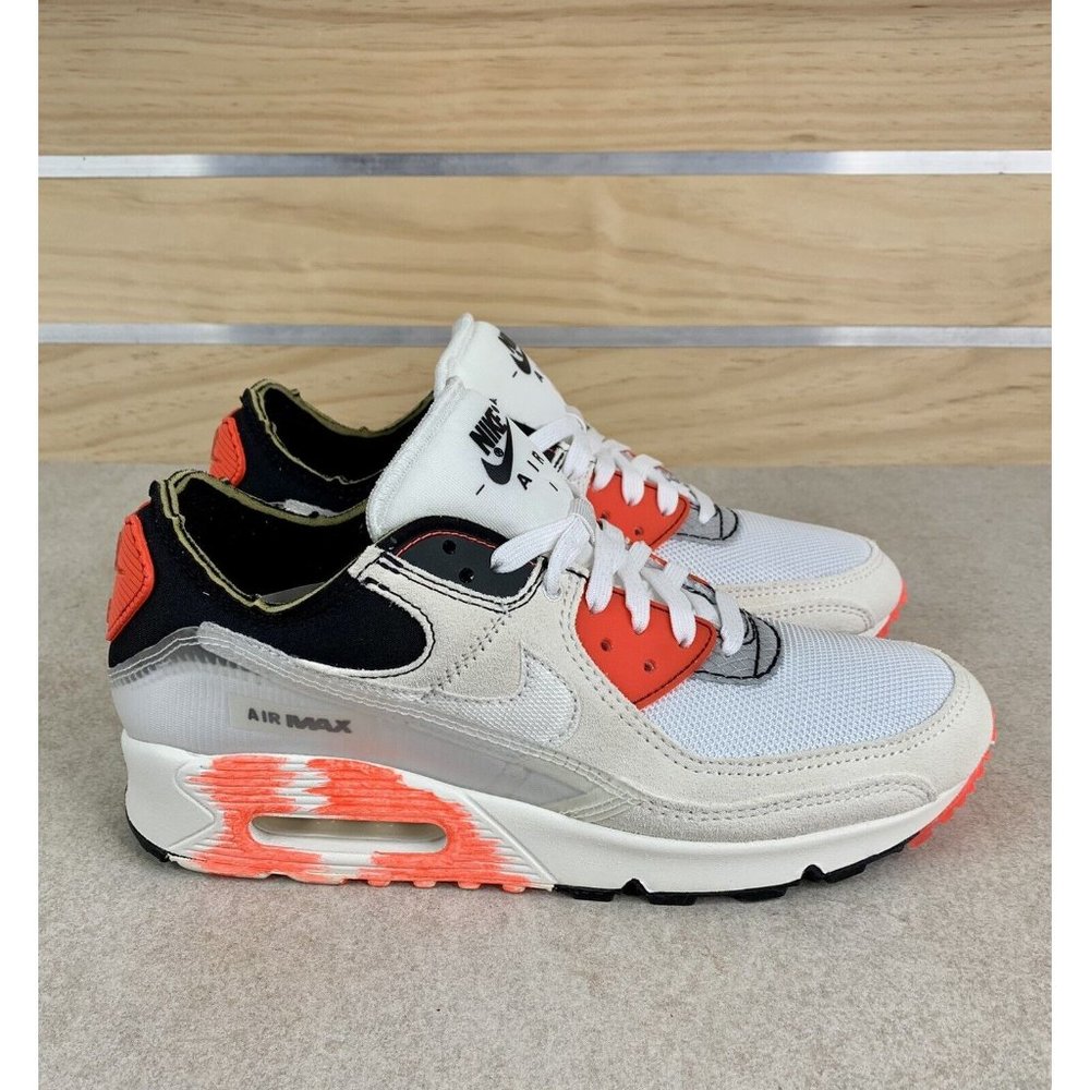 Nike Air Max III PRM 90 White Crimson New Shoes DC7856-100 Mens 5.5 / Womens 7 - Picture 2 of 12